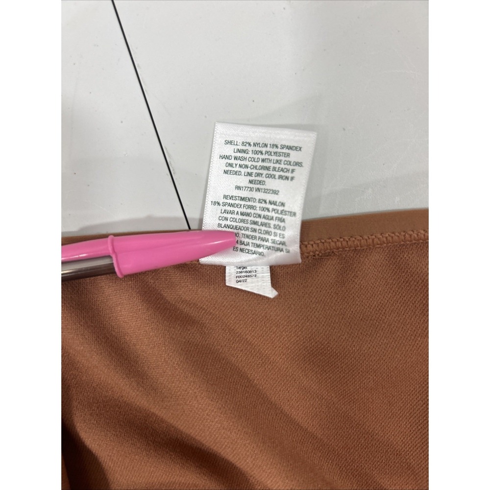 Wild Fable Women XL 16 Brown Bikini Bottom Low Rise Med Seat Coverage New - Picture 4 of 6